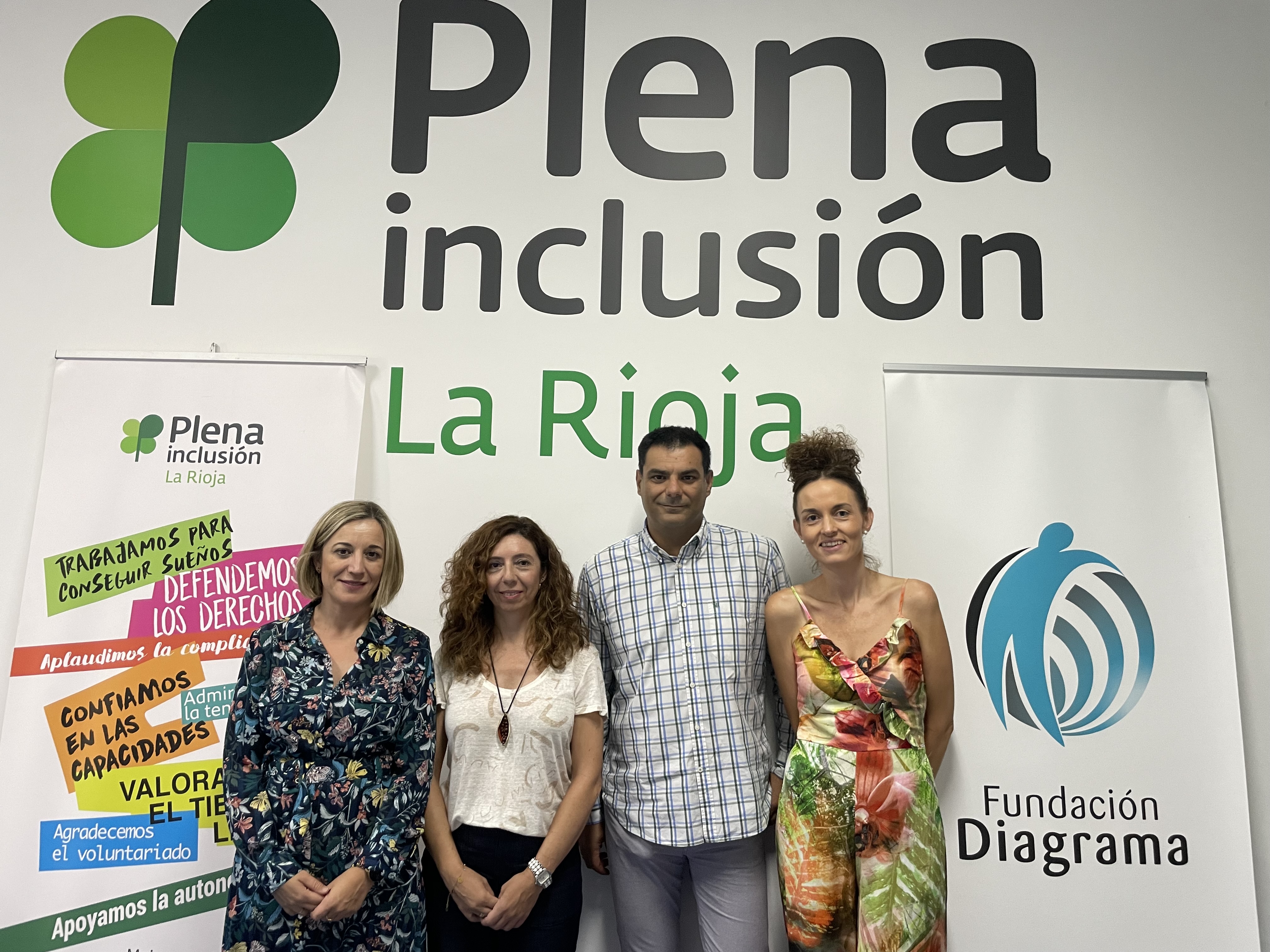 Plena inclusión La Rioja y Fundación Diagrama firman un convenio de colaboración